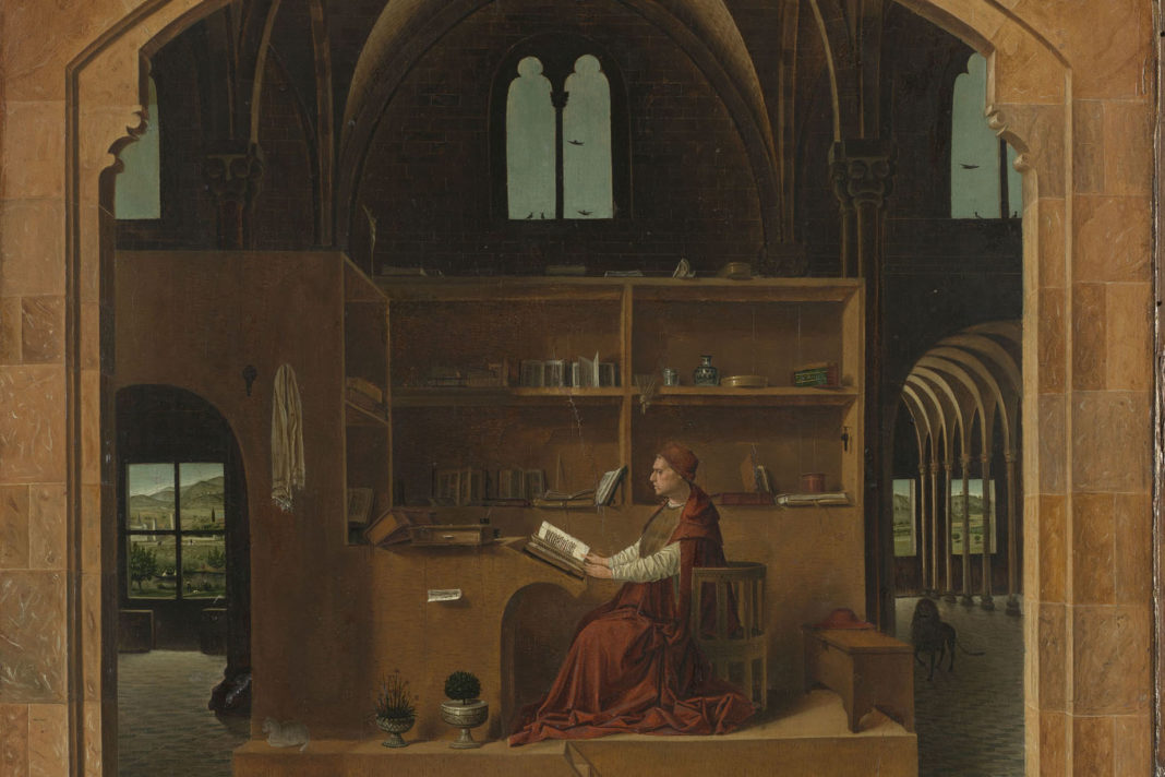 Antonello da Messina San Girolamo nello studio The National Gallery Londra
