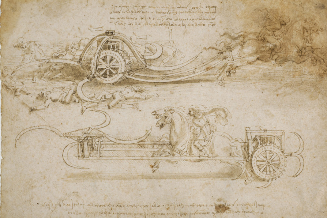 Leonardo I carri falcati