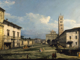 Bernardo Bellotto, Piazza San Martino con la cattedrale, Lucca, 1740, York, City Art Gallery