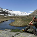 Claudia Linty guardaparco, Pianoro del Nivolet, Parco Nazionale del Gran Paradiso, Valle d'Aosta, Italia, Europa