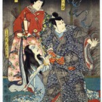 Yōkai Kuniyoshi Utagawa_Il fantasma di Asakura Togo_1851