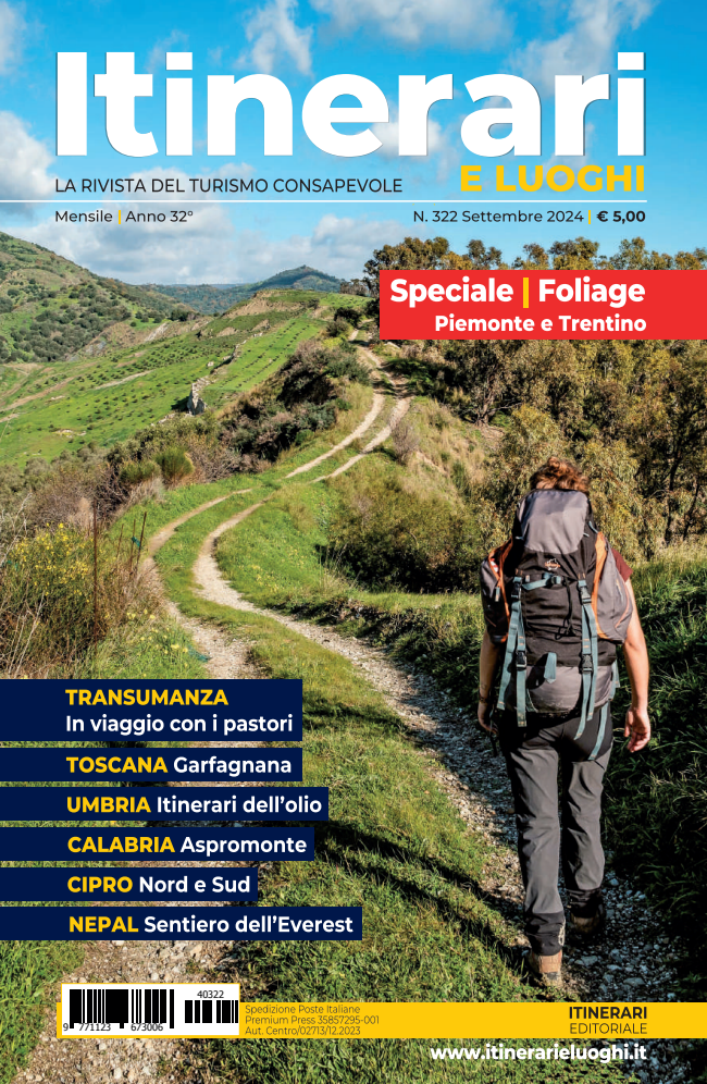 copertina itinerari e luoghi settembre